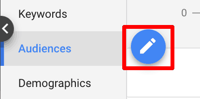 Screenshot of step 3 on setting up audiences for Google Ads.