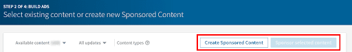 Next step in creating LinkedIn campaign for renewal strategy. 