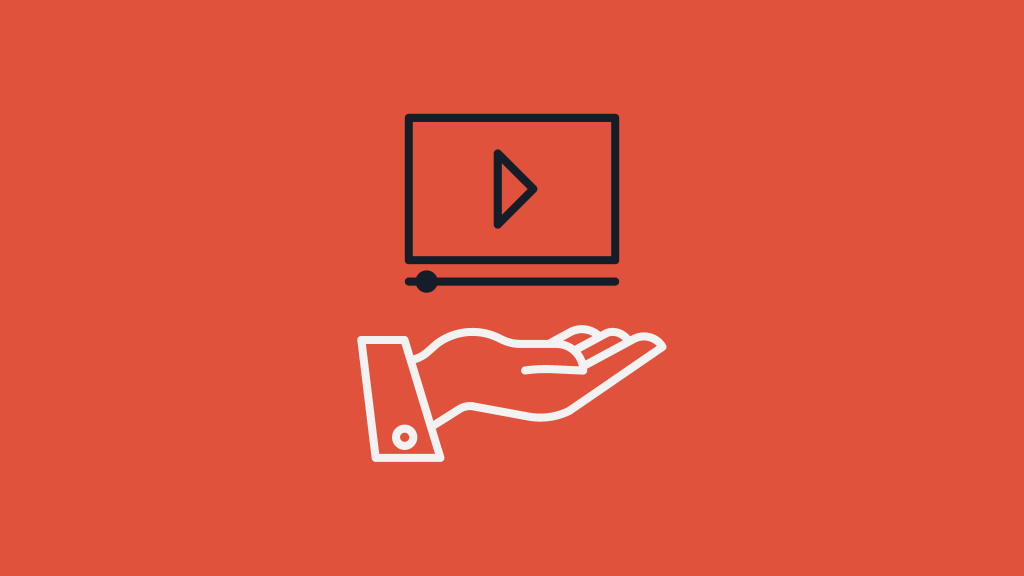 Graphic representing the power of video content.
