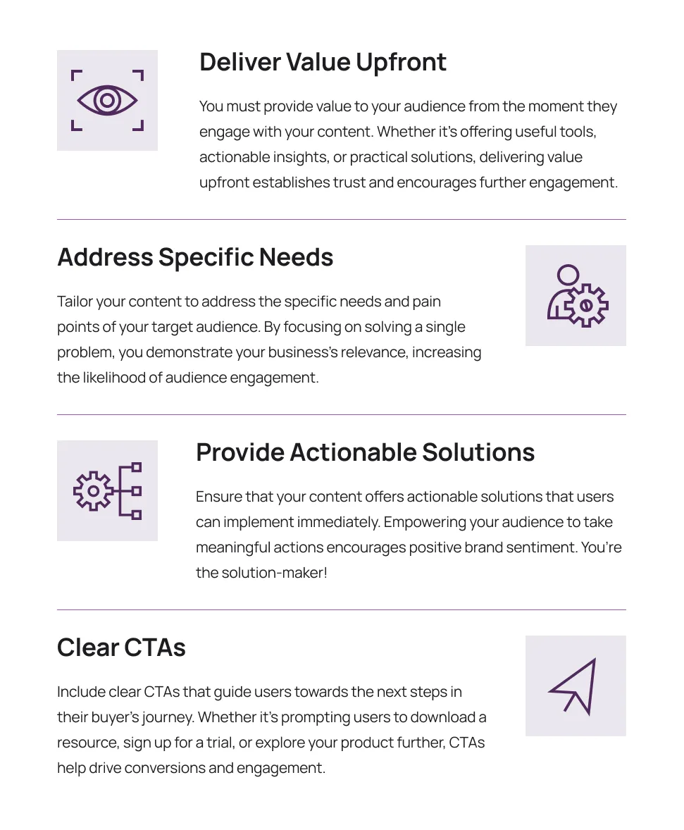 key aspects of functional content