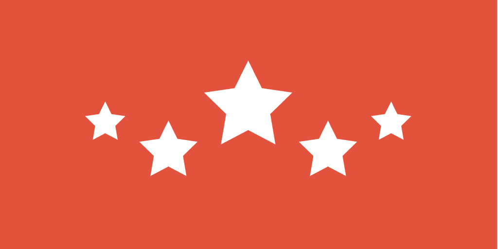 Graphic representing the five stars of SEO reputation management.