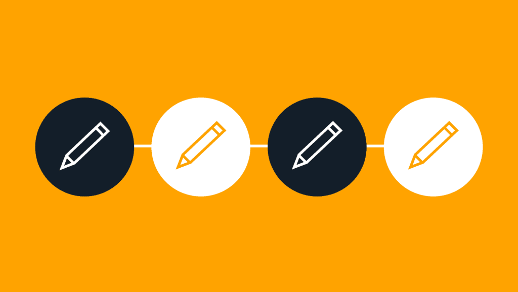 how to write a content plan icon