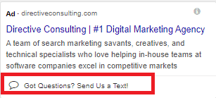 message extension example