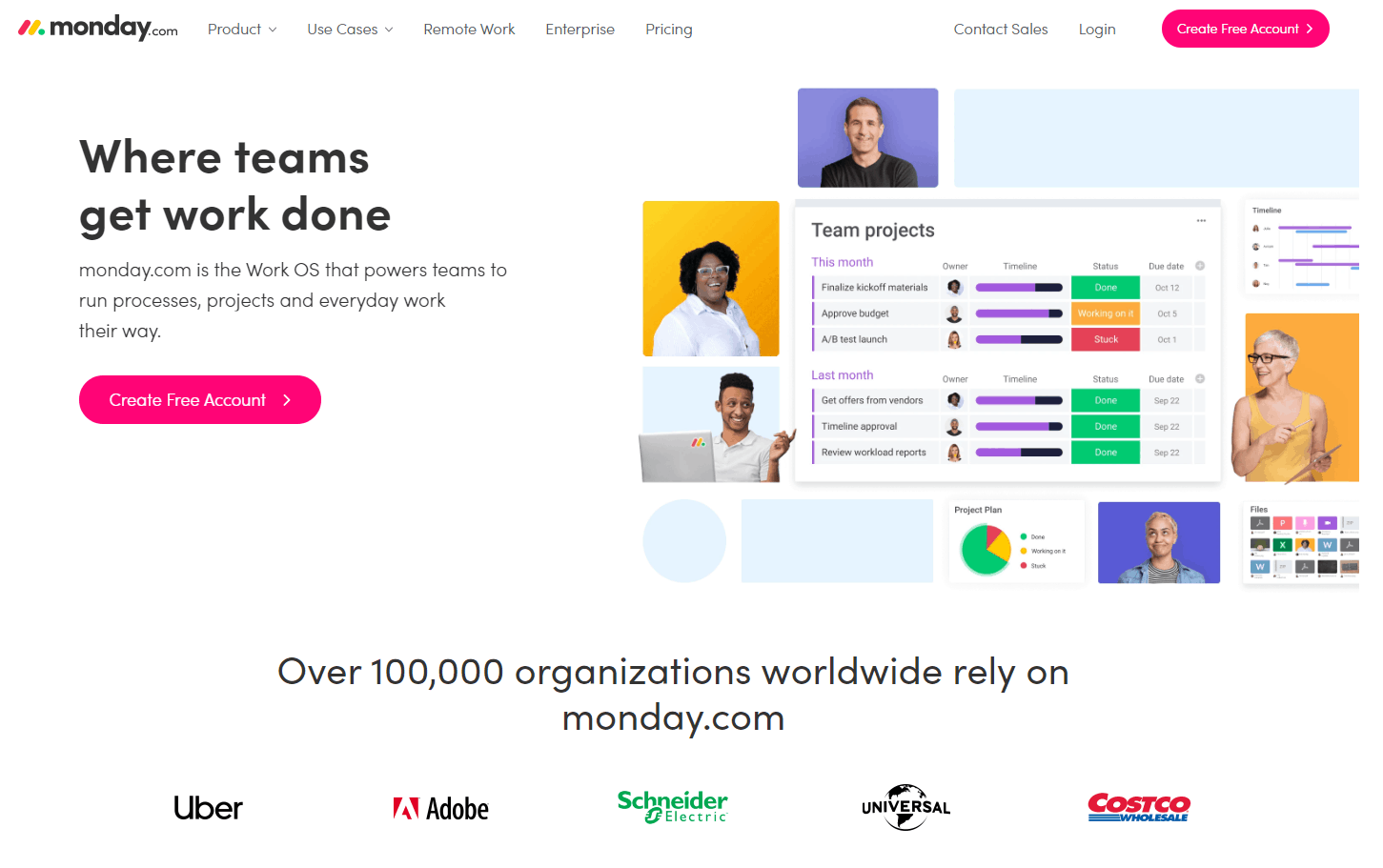 monday.com web interface