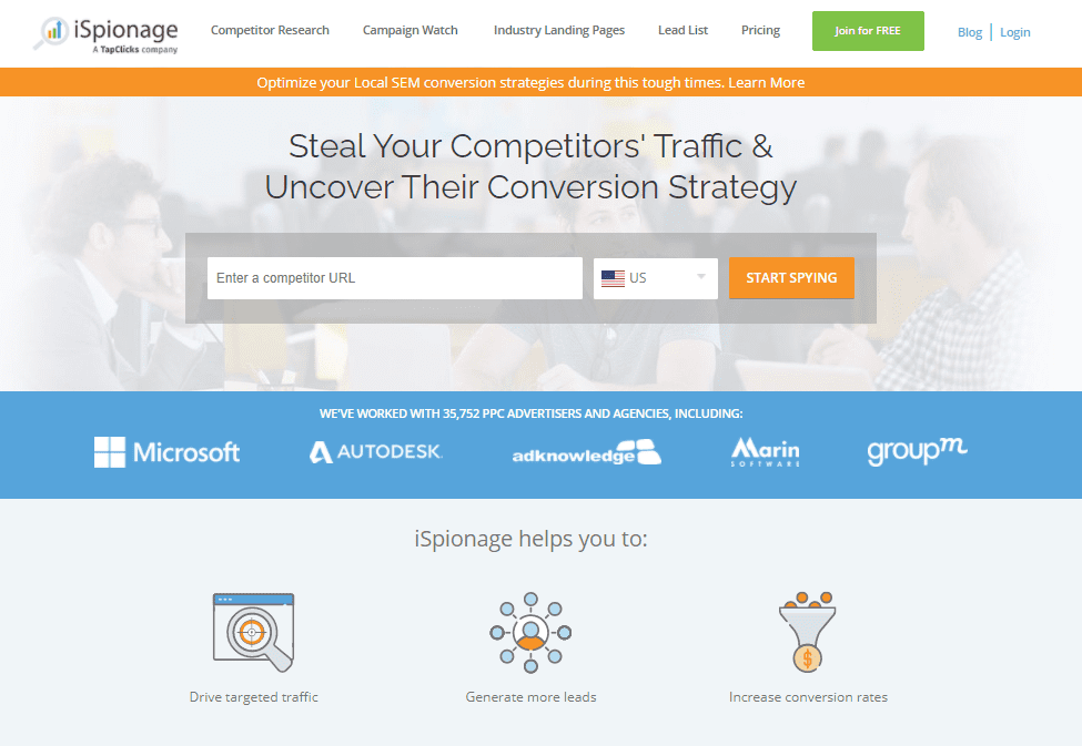 ispionage ppc tool