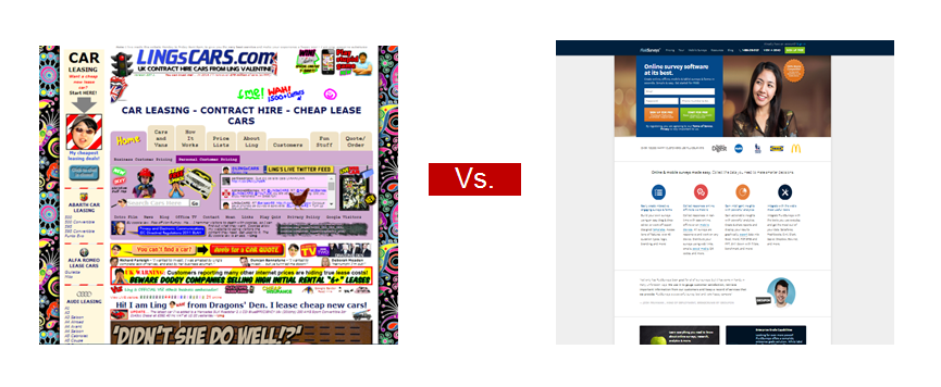 clean-vs-cluttered-landing-pages