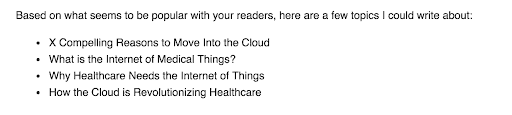 Example of simple action items to enhance email outreach link building.