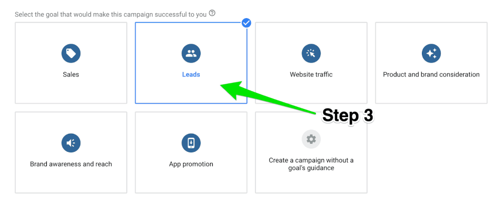 Step 3-A to increase conversion rate in a remarketing campaign.