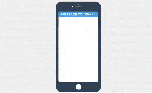 Example of GIF that shows interaction on a mobile device and can be a tactic on how to reduce bounce rate. 