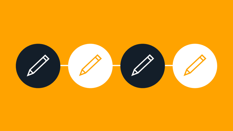 how to write a content plan icon
