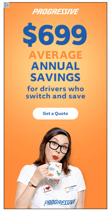 display ad example insurance