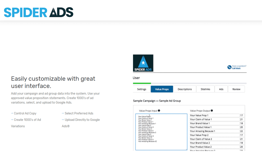 slider ads preview tool