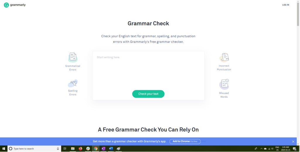 grammarly content tool
