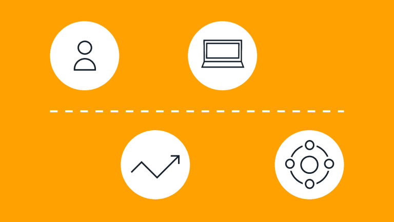 digital marketing metrics icon