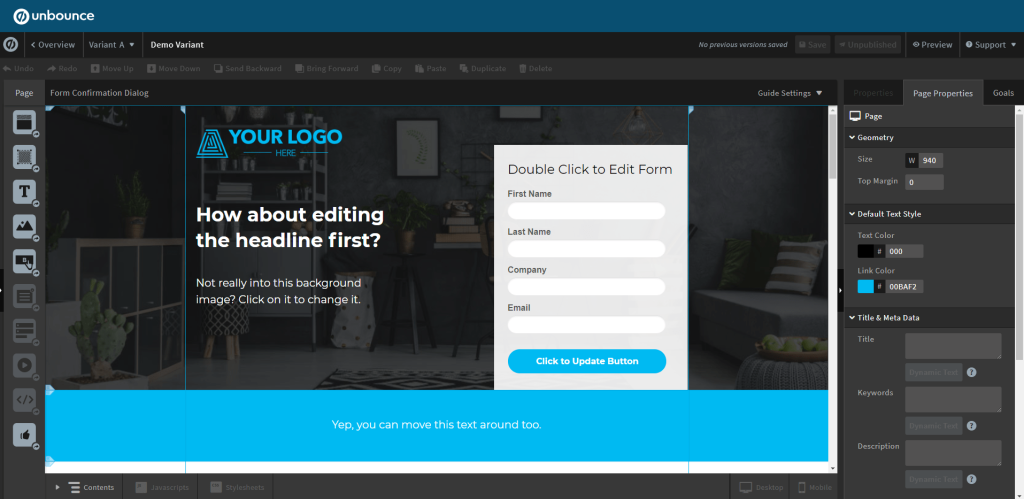 unbounce cro tool