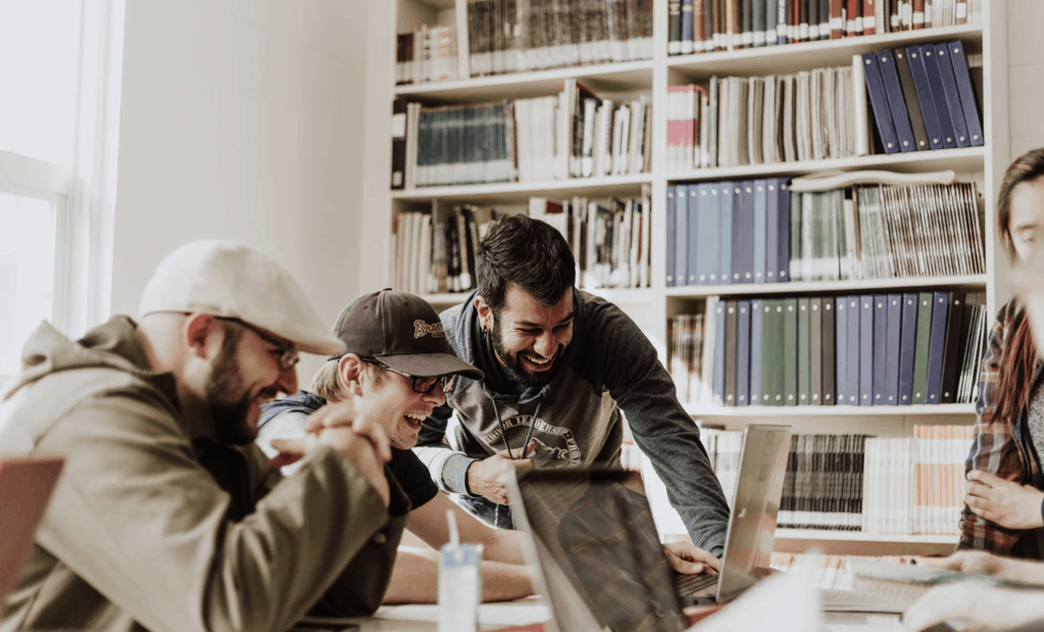 unsplash stock image students