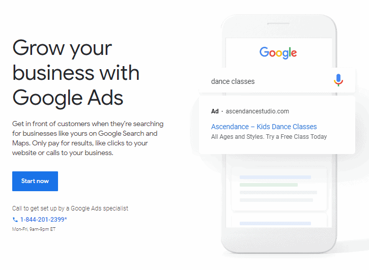 google ads setup