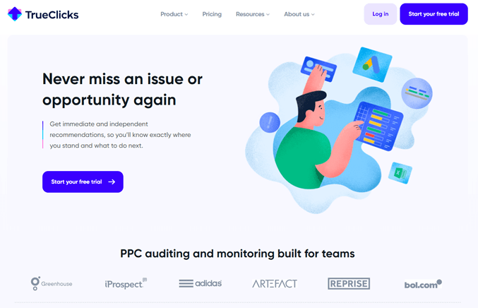 trueclicks ppc tool