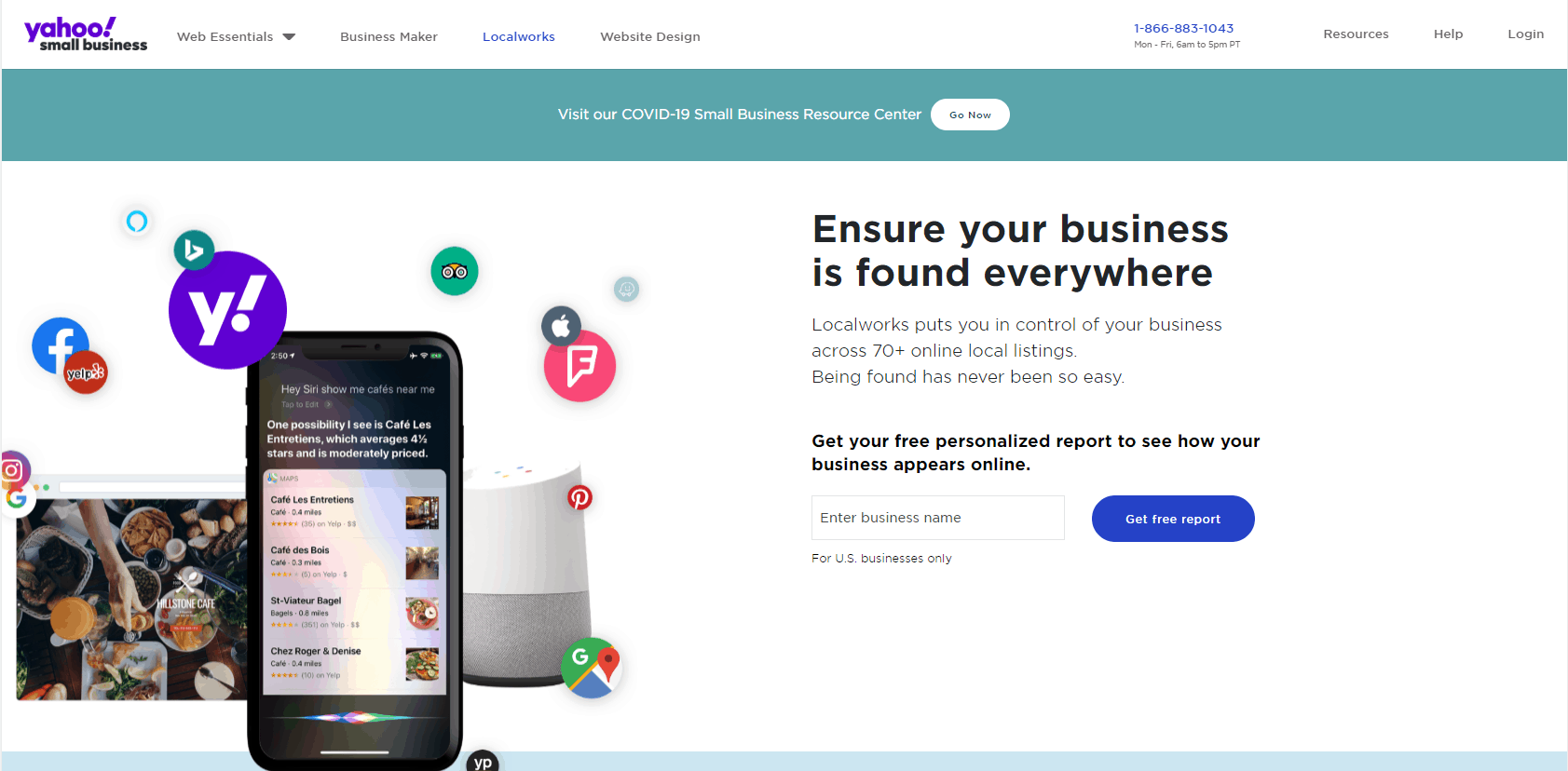 yahoo local works page