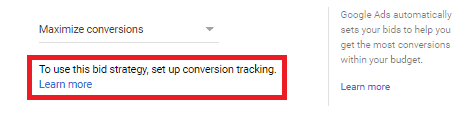 maximize conversions bidding strategy