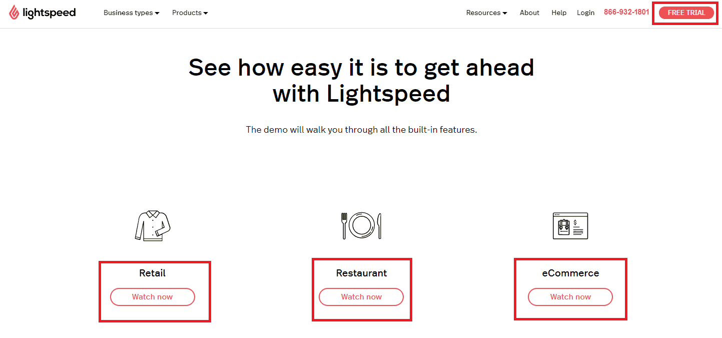 Lightspeed web interface