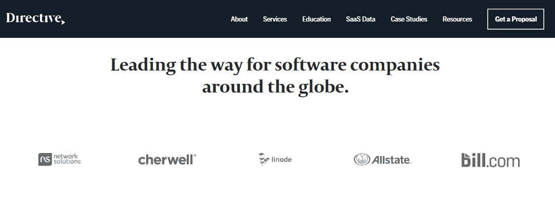 Customer Logos featured on DirectiveConsulting.com