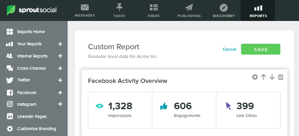 sproutsocial custom report