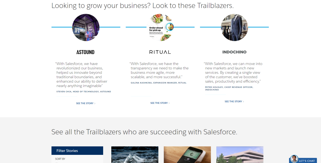 salesforce testimonials