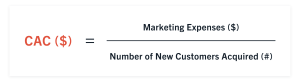 Customer Acquisition Cost Formula