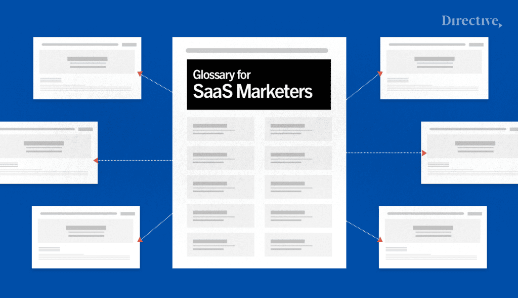 customer-led search-querry focused glossaries are great assets for SaaS SEO link building
