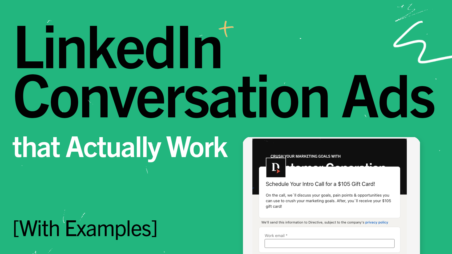 Linkedin Conversation Ads that Actually work with examples