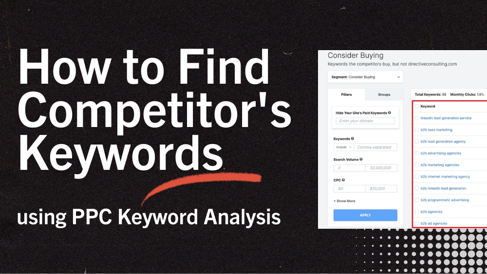 How to Find Competitor's Keywords